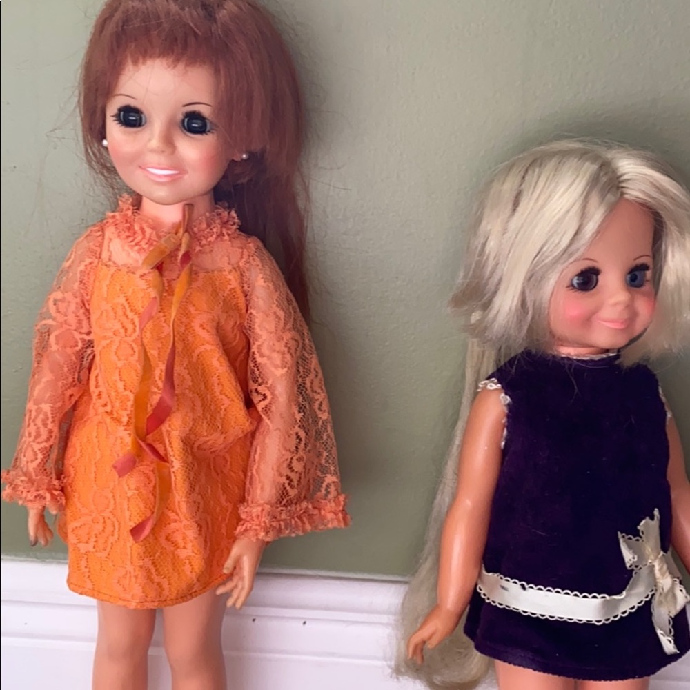 Vintage Chrissy and Velvet Dolls